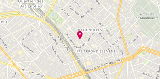 Plan de Entreprise Francois, 41 Rue des Batignolles, 75017 Paris