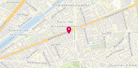 Plan de Magie Agencement, 118 avenue Jean Jaurès, 75019 Paris