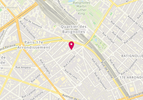 Plan de Serrurerie Martifel, 14 Rue Jouffroy d'Abbans, 75017 Paris