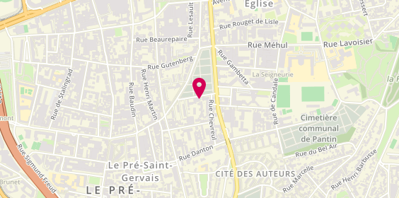 Plan de Acme, 18 Rue Garibaldi, 93310 Le Pré-Saint-Gervais