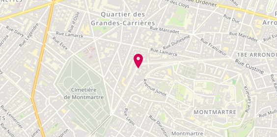 Plan de Caulaincourt Cuisines, 50 Rue Caulaincourt, 75018 Paris