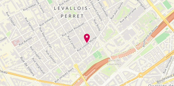Plan de Amibat, 69 Rue Louise Michel, 92300 Levallois-Perret