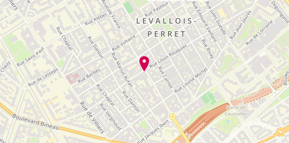 Plan de P.M.A.B Services, 53 Rue Anatole France, 92300 Levallois-Perret