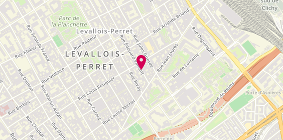 Plan de ATSR A Tous Services Rénovation, 12 Rue Edouard Vaillant, 92300 Levallois-Perret