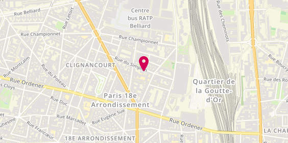 Plan de Procloisons, 21 Bis Rue Simplon, 75018 Paris