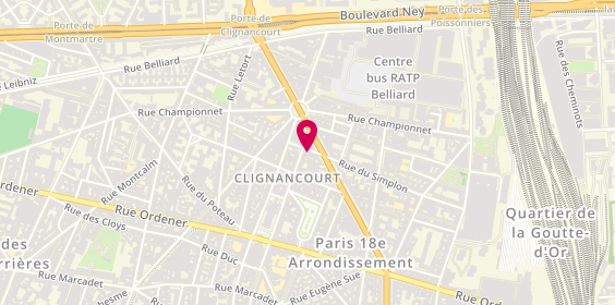 Plan de Atelier 18, 55 Rue du Simplon, 75018 Paris