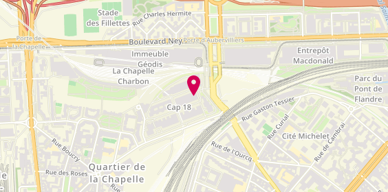 Plan de Plasty Creation, 189 Rue d'Aubervilliers, 75018 Paris