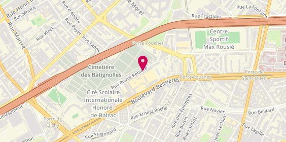 Plan de RONSEAUX-sath Patrick, 27 Rue Pierre Rebière, 75017 Paris