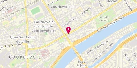 Plan de Av Cuisines, 82 Boulevard Saint Denis, 92400 Courbevoie