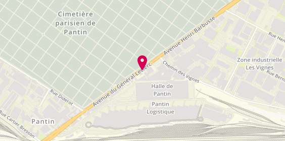 Plan de DPE, 204 avenue du Général Leclerc, 93500 Pantin