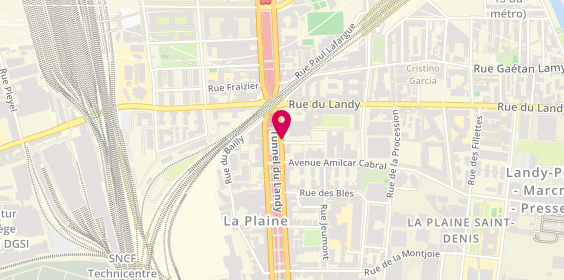 Plan de François Entreprise, La Plaine Saint Denis 218 Avenue Prés Wilson, 93210 Saint-Denis
