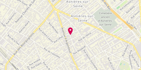 Plan de Entreprise Legrand, 20 Rue des Parisiens, 92600 Asnières-sur-Seine