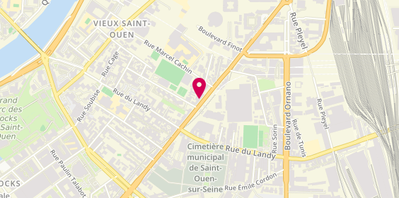 Plan de Menuiseries Plaziat, 240 Boulevard Anatole France, 93200 Saint-Denis