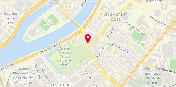 Plan de Expert Menuiseries - Art & Fenêtres, 1 Rue de Saint-Denis, 93400 Saint-Ouen-sur-Seine