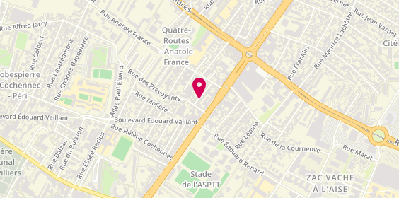 Plan de Florin Mois, 17 Rue Rabelais, 93120 La Courneuve