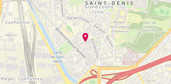 Plan de Macon Carrelage Platre Menuiserie, 3 Rue Riant, 93200 Saint-Denis