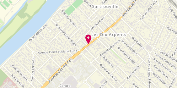 Plan de Open B Idéal Fermetures, 188 avenue de la République, 78500 Sartrouville