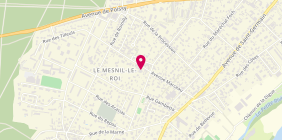 Plan de AVG Fermetures, 65 B
65 avenue Marceau, 78600 Le Mesnil-le-Roi