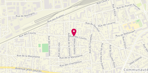 Plan de Fpm, 75 Rue des Courlis, 95100 Argenteuil