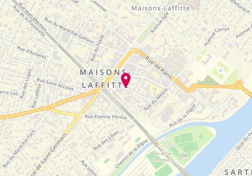 Plan de Union Fenetres, 22 Bis Rue Masson, 78600 Maisons-Laffitte