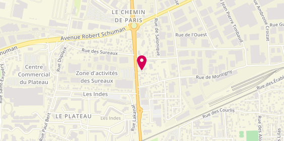 Plan de Aux Stores Sartrouvillois, 132 Route de Pontoise, 95100 Argenteuil
