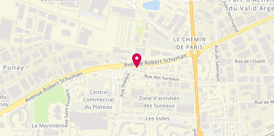 Plan de HBS Menuiserie, 88 Rue des Sureaux, 78500 Sartrouville