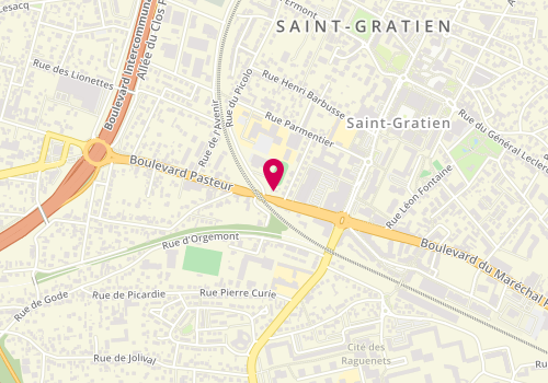 Plan de Fenetrio, 14 Boulevard Pasteur, 95210 Saint-Gratien