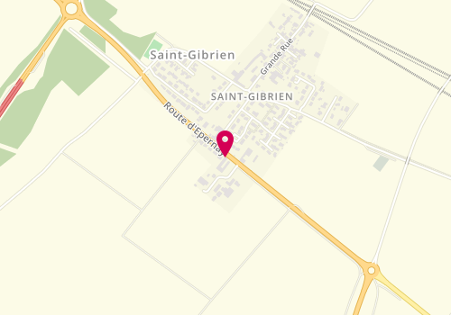 Plan de Menuiserie du Soleil, 15 Rue Epernay, 51510 Saint-Gibrien