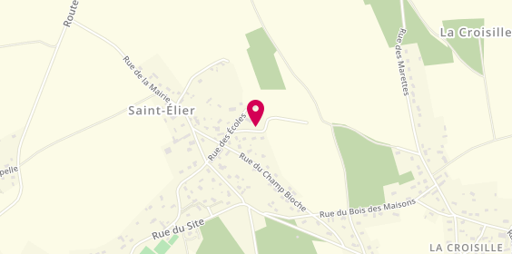 Plan de AFV Agencement et Fermeture, 4 Rue du Ménillet, 27190 Saint-Élier