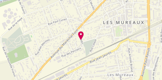 Plan de M.J.C, 10 Rue Rodin, 78130 Les Mureaux
