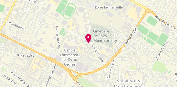 Plan de AMD Fermetures - val d'Oise - Fenêtres- portes - volets, 3 avenue des Noyers, 95230 Soisy-sous-Montmorency