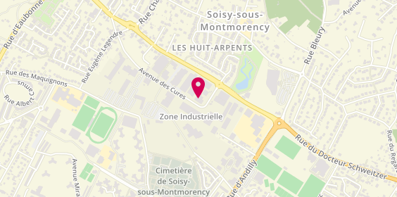 Plan de Miroiterie Joints Polis, 6 Avenue Curés Zone Industrielle des Cures, 95580 Andilly