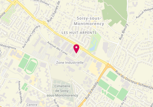 Plan de Menuiserie Moro et Fils, 4 avenue des Cures, 95580 Andilly