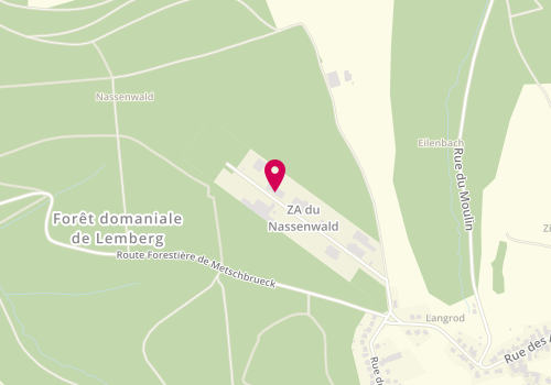 Plan de Menuiserie - Cheminee Nickel, Zone Artisanale du Nassenwald, 57415 Montbronn