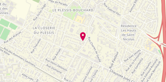 Plan de MG Reno Habitat, 1 Rue du Clos Lacroix, 95130 Le Plessis-Bouchard