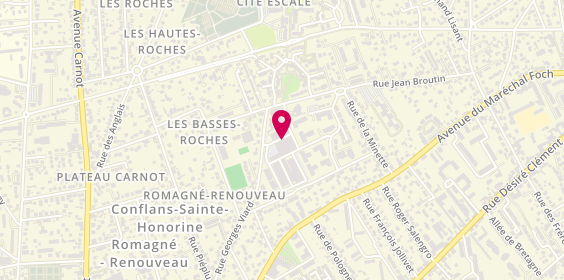 Plan de L'Atelier Sebois, Rue du Renouveau, 78700 Conflans-Sainte-Honorine