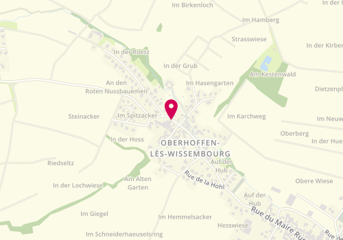 Plan de Menuiserie Gross, 2 Rue Principale, 67160 Oberhoffen-lès-Wissembourg
