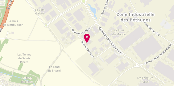 Plan de Alf - Menuiserie - Metallerie - Serrurer, 14 Rue du Compas, 95310 Saint-Ouen-l'Aumône