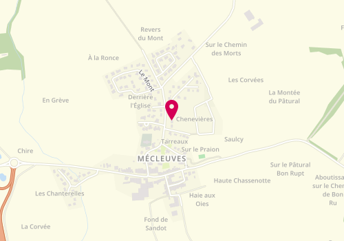Plan de Menuiserie Luc DILLON, 20 Rue de la Croix du Mont, 57245 Mécleuves