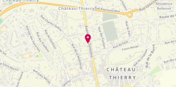 Plan de Tschoeppe, 44 avenue de Soissons, 02400 Château-Thierry