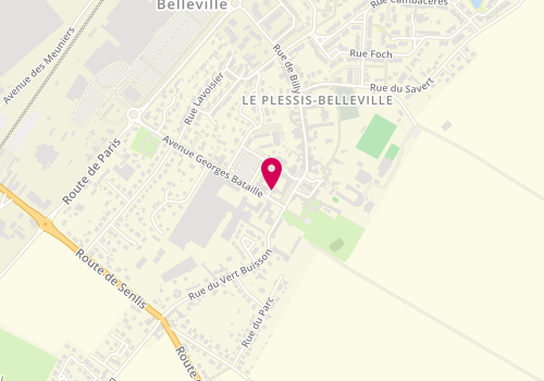 Plan de Hello Fermetures, 2 / 4 avenue Georges Bataille, 60330 Le Plessis-Belleville