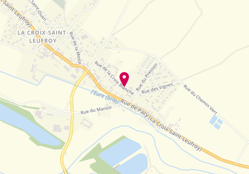 Plan de Mgc Menuiserie Gerald Cayre, 14 Rue Croix Blanche, 27490 Clef-Vallée-d'Eure