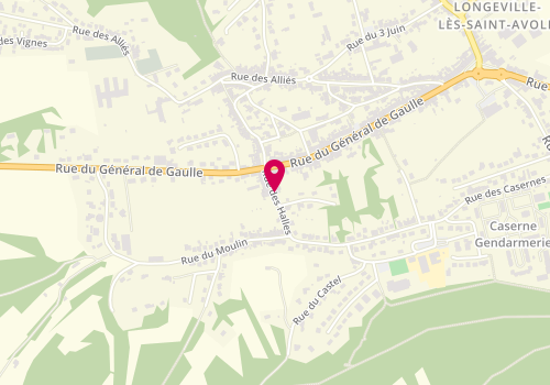 Plan de Schmitt Gilles Confort Fermeture, 7 Bis Rue Halles, 57740 Longeville-lès-Saint-Avold