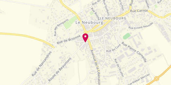 Plan de TOUZE Hubert, 1 C Route de Beaumont, 27110 Le Neubourg