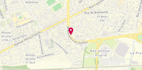 Plan de BLAVAIT Menuiseries - Caen, 84 Boulevard Yves Guillou, 14000 Caen