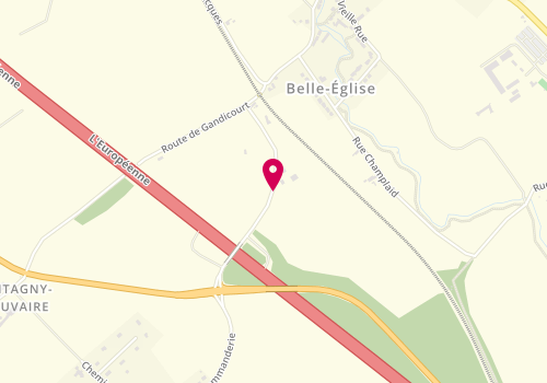 Plan de Menuiserie des Attelages, 6 Route Gandicourt, 60540 Belle-Église