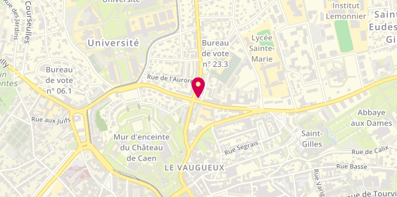 Plan de Entreprise Mouchel, 1 Rue Pigacière, 14000 Caen