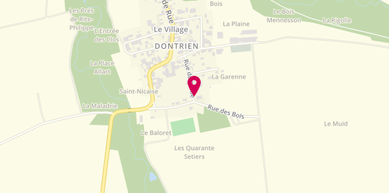 Plan de DICHAM Jérémie, 7 Rue Stade, 51490 Dontrien