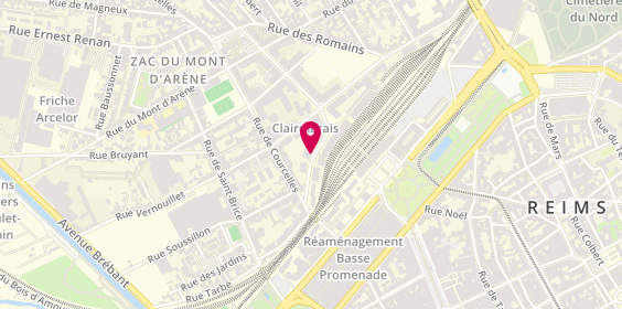 Plan de Rch Ouvertures, 9 Rue André Pingat, 51100 Reims
