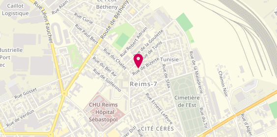 Plan de GALLOT Jean Claude, 11 Bis Rue de Bizerte, 51100 Reims